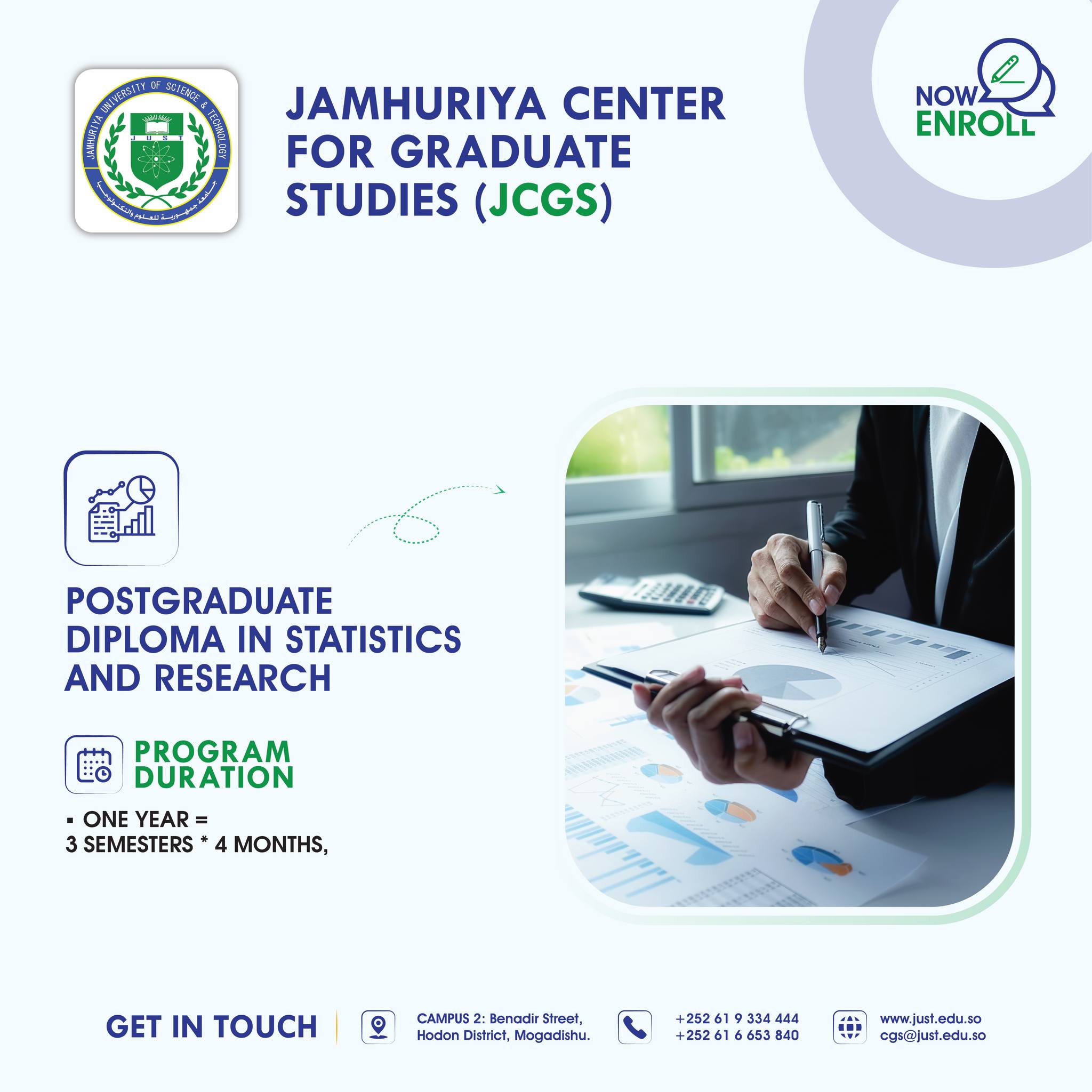 Postgraduate diploma in Statistics and Research